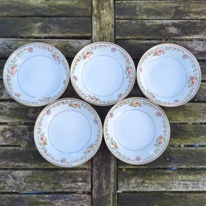 Rare! Set of 5 Haviland France Limoges Small Porcelain Finger Dishes
